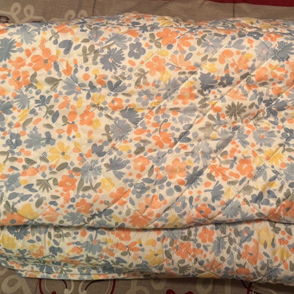 Floral Quilted Bedding Set
